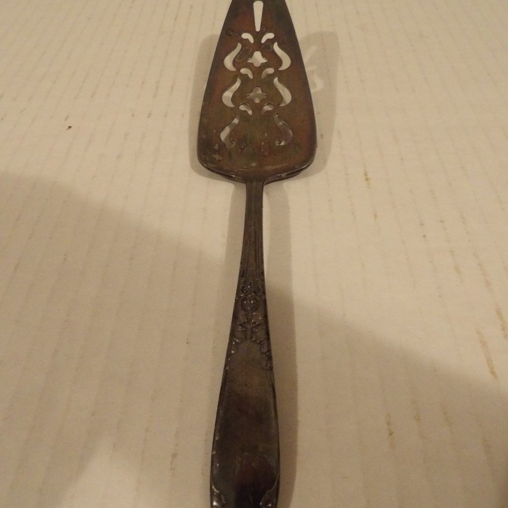 +Vintage King Edward National Silver Co 10” Pie Cake Dessert Server SilverPlated